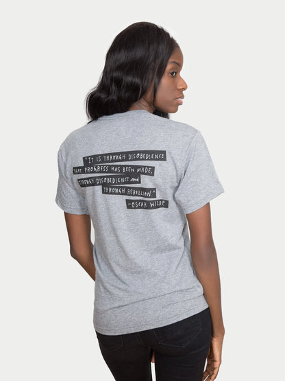 OUT OF PRINT パンキッシュな作家たち ユニセックスTシャツ