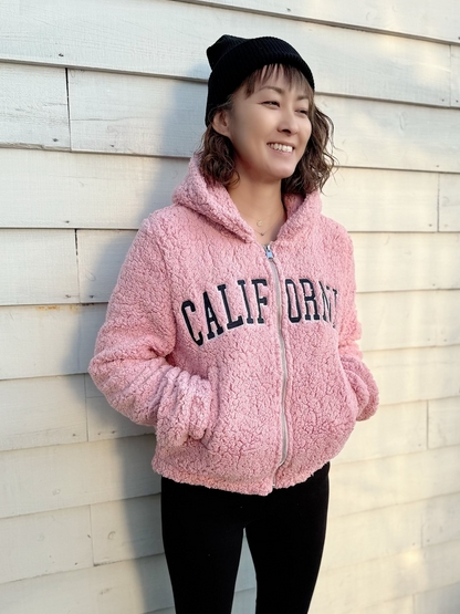 カリフォルニアボアジップアップフーディー