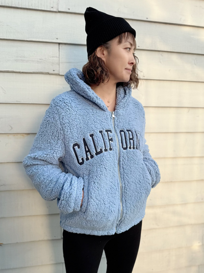 カリフォルニアボアジップアップフーディー