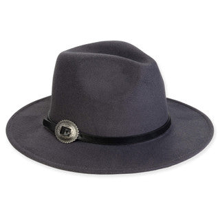 ADORA コンチョ付きポリフェルトサファリハット