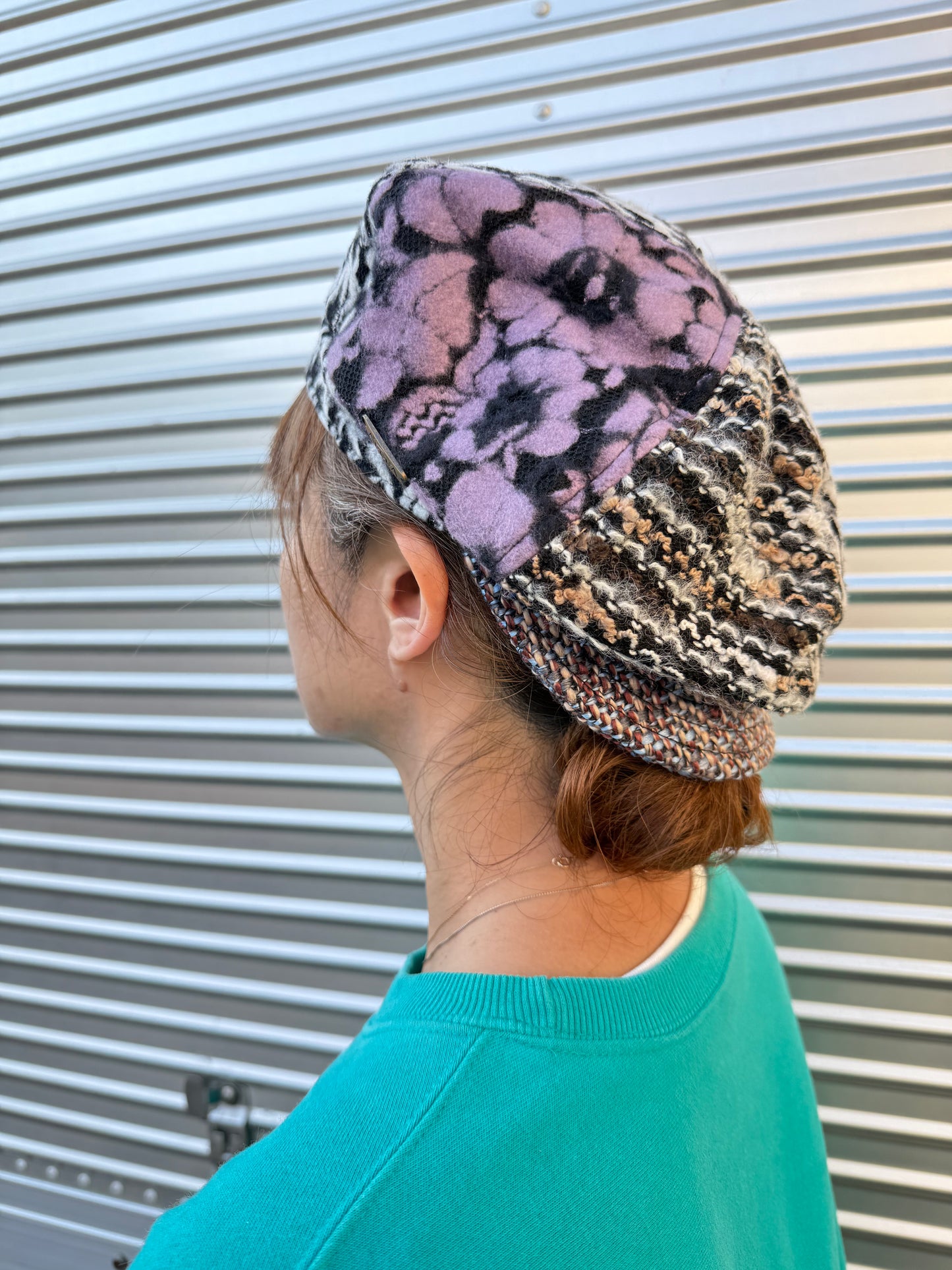 ADORA 花柄キャスケット