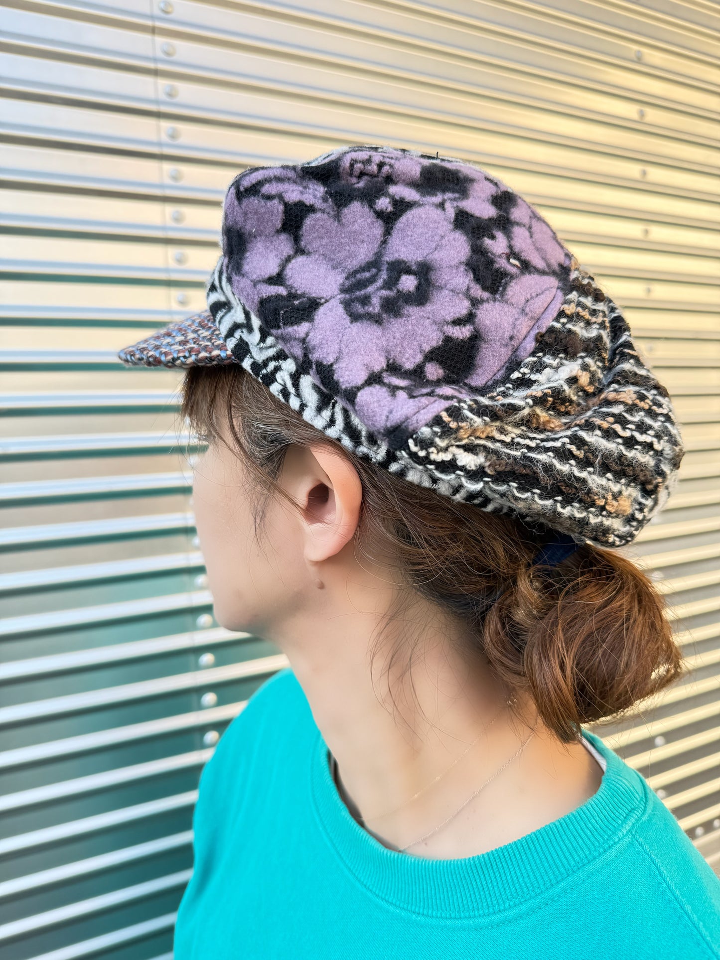 ADORA 花柄キャスケット