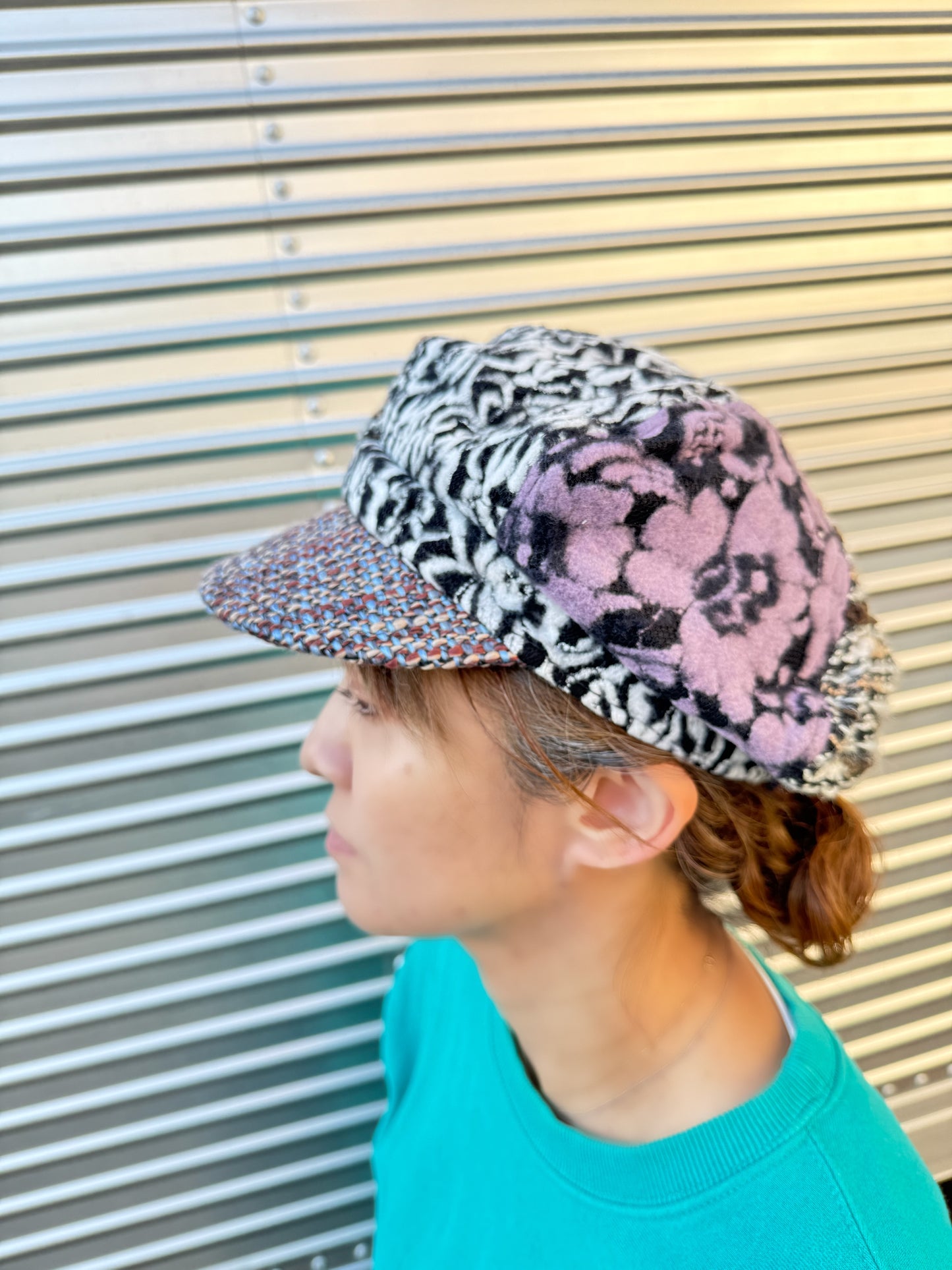 ADORA 花柄キャスケット