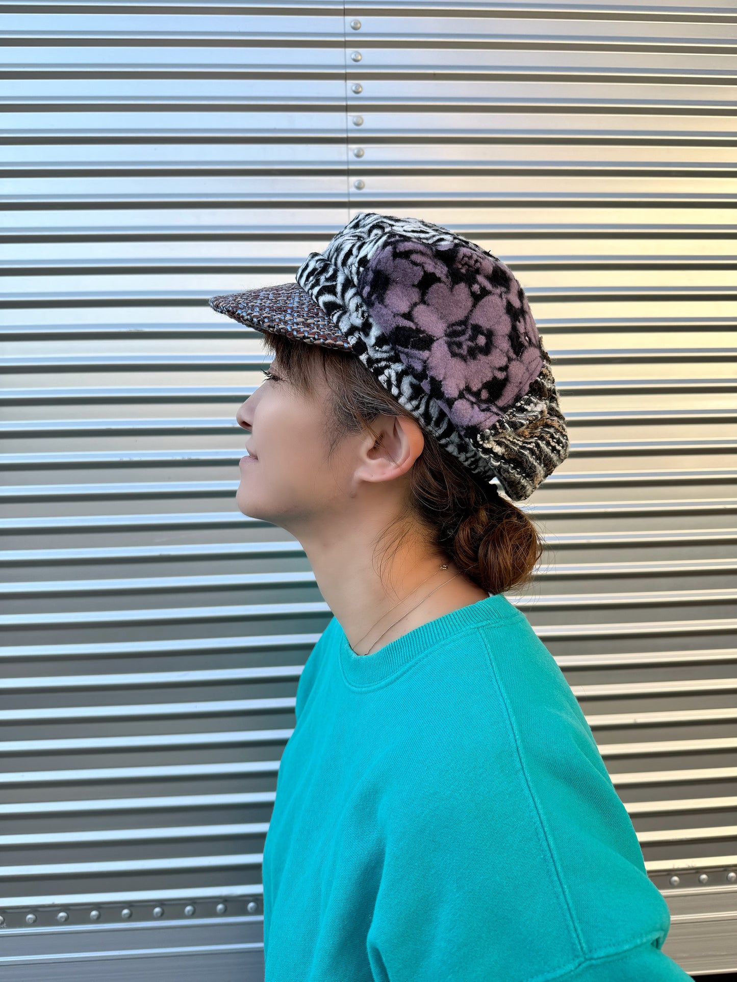 ADORA 花柄キャスケット