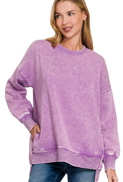 アシッドウォッシュスウェット