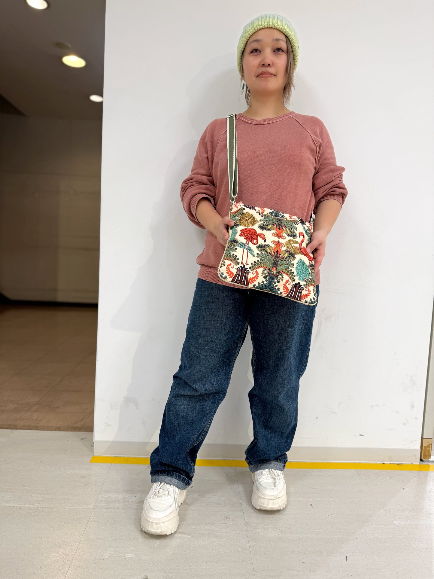 SunNSand ロイヤルフラミンゴショルダーバッグ