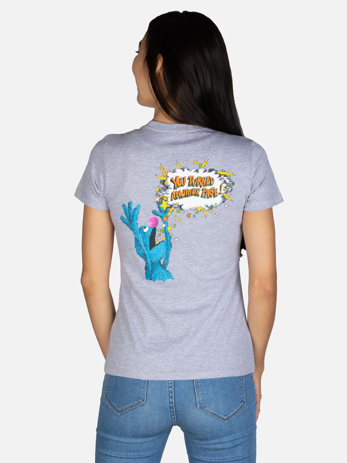 OUT OF PRINTセサミストリートGrover - The Monster at the End of This Book レディースTシャツ