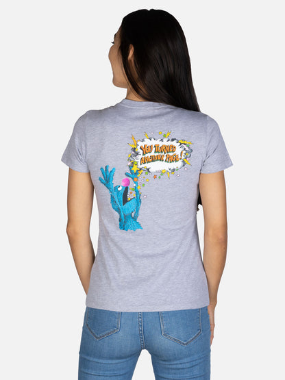 OUT OF PRINTセサミストリートGrover - The Monster at the End of This Book レディースTシャツ