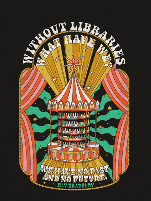 OUT OF PRINT Ray Bradbury Without Libraries トートバッグ