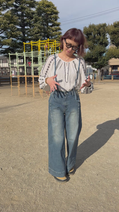 LOVESTITCH ボヘミアン刺繍ブラウス