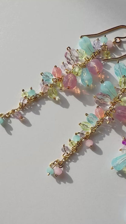 マチュピチュジュエリー デリケート ピアス マルチカラー