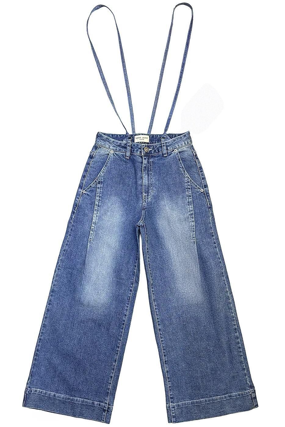 INDIMARK |DRIVE JEANS TOKYO| サスペンダー タックワイドデニム D001