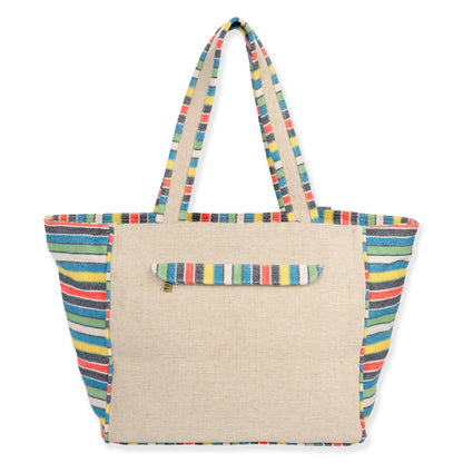 SunNSand トートバッグ ウミガメ曼荼羅刺繍