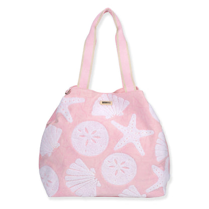 SunNSand パステルカラー シェル トートバッグ