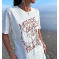 Venice Beach グラフィックTシャツ クリーム